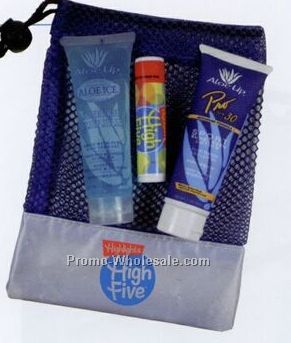 Small Mesh Bag W/ 3 Piece 1 Oz. Sun Essential Products