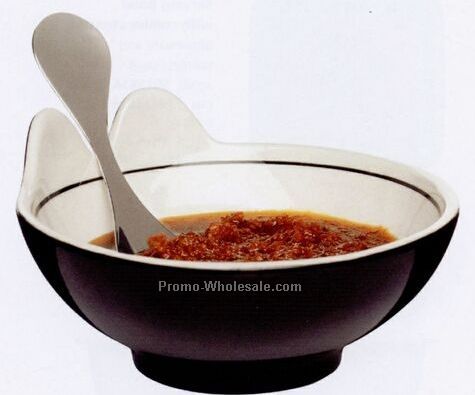Snack Bowl With Spoon (Large)