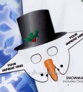 Snowman Holiday Fun Mask/ Glasses