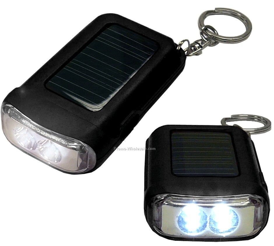Solar Powered LED Keychain- Magical Next Day Service