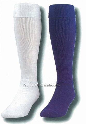 Solid Color Tube Soccer Socks (5-9 Small)