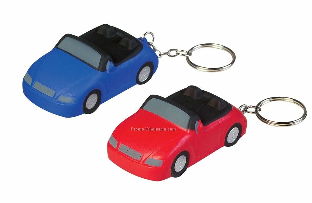 Sports Car Key Chain Squeeze Toys