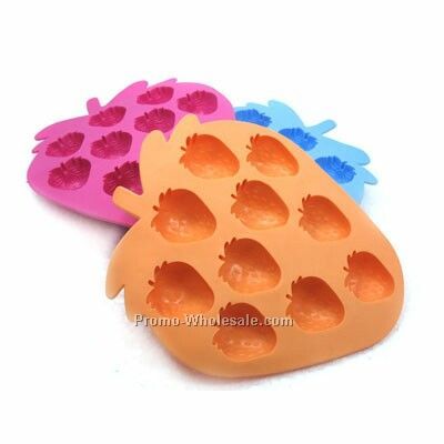 Strawberry Shaped Ice Cube Tray