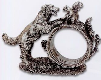 The 1824 Collection Silverplated Dog Napkin Ring