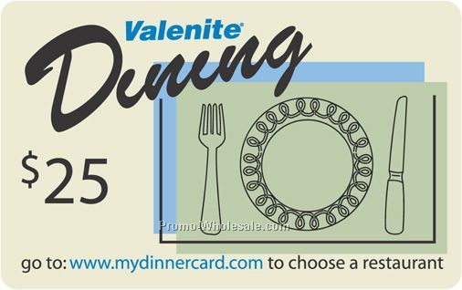The Dining Card - $25 Dining Certificate
