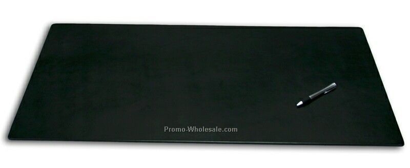 Top Grain Leather Desk Pad - 38"x24" Black