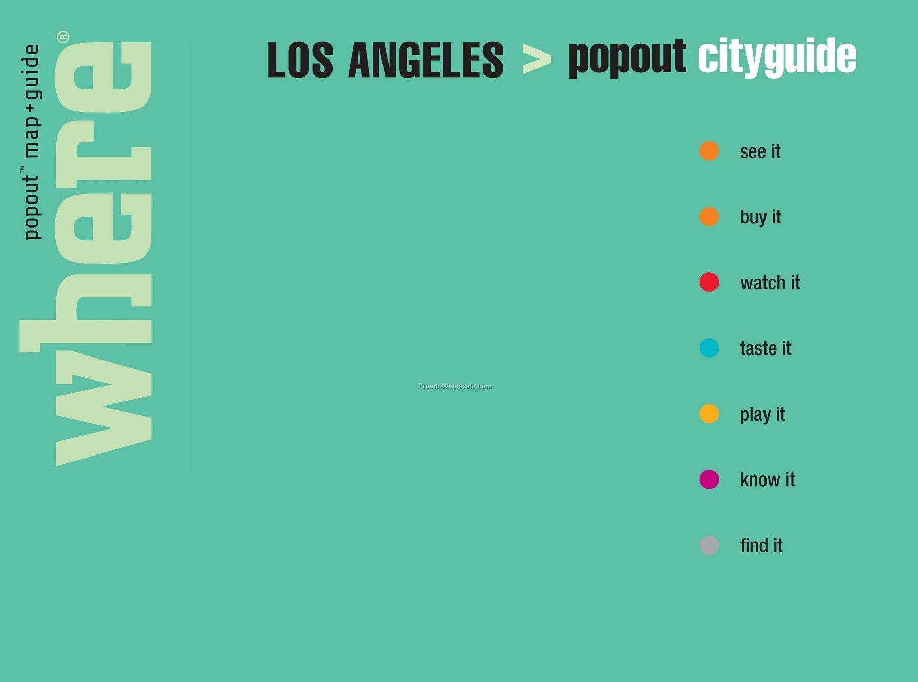 Travel Guides - City Guide Of Los Angeles - Featuring Popout Maps