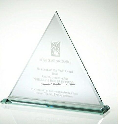 Triangle Award W/Slant Edge Base