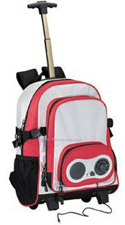 Trolley Picnic Backpack W/ Multifunctional Radio