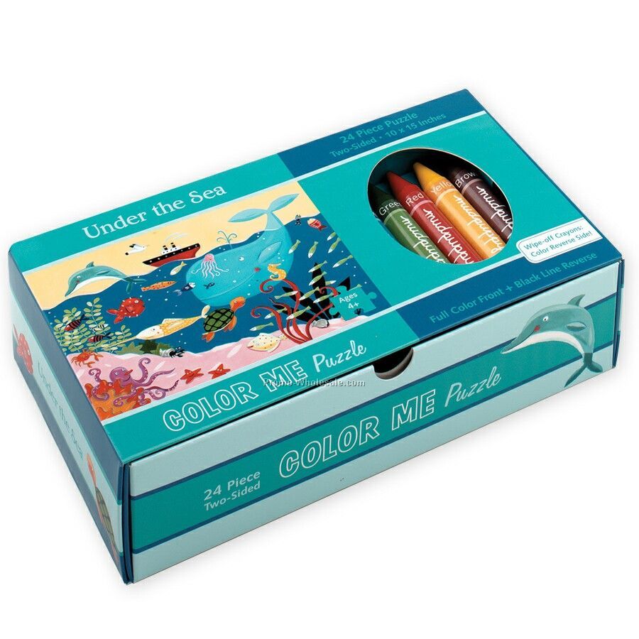 Under The Sea Color Me Puzzle