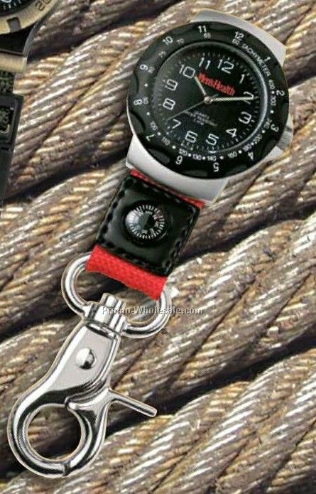 Watch Creations Unisex Black Watch W/ Nylon Strap & Tachymeter Ring