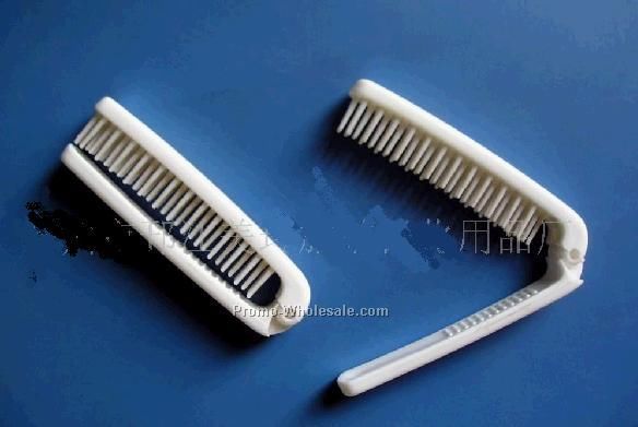 White Folding Comb