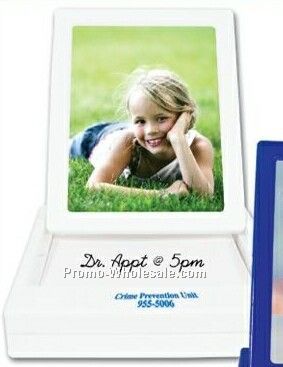 White Pop-up Picture Frames W/ Notepad