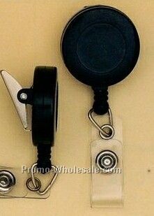 White Swivel Back Badge Reel