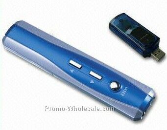 Wireless Presentation Remote Control With Built-in Laser Pointer