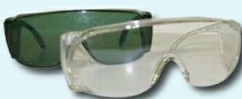 Wrap-around Clear White Safety Glasses