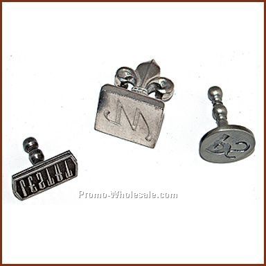 1" Round Pewter Wax Stamp