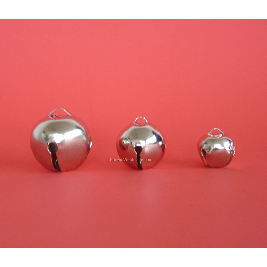 1-1/2" Nickel Silver Round Jingle Bell