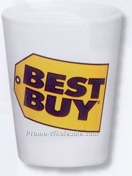 1-1/2 Oz. Decal Collector Cup / Ceramic Shot (2 Day Rush)