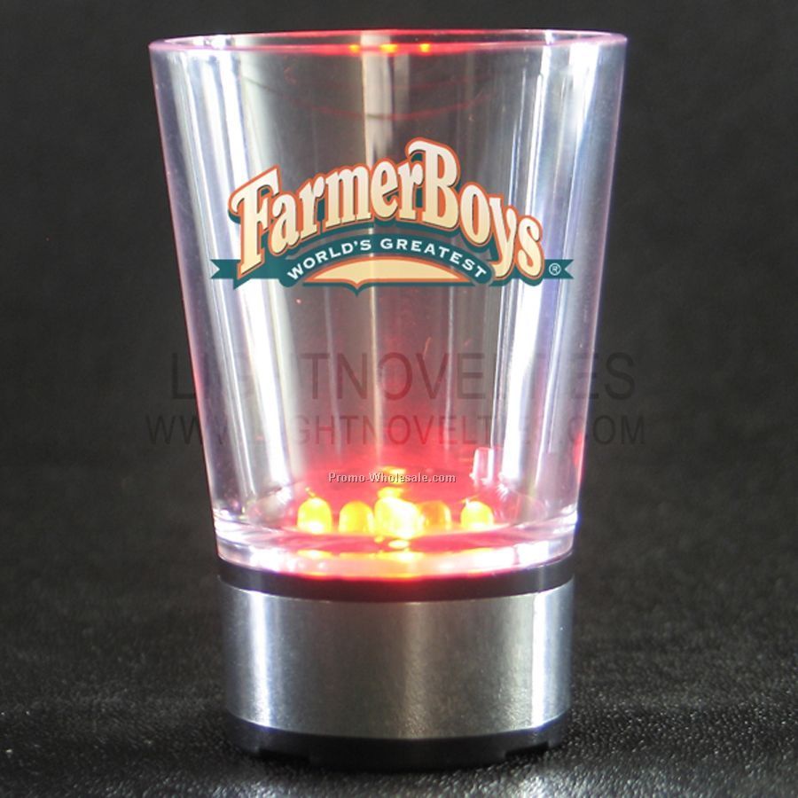 1-1/4 Oz. Light Up Shot Glass Flashing W/ Sound