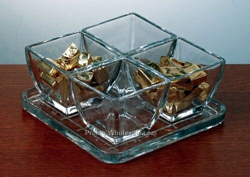 10" Tray & Bowls Set (5 Piece)