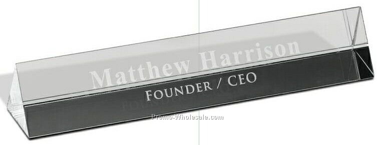 10"x2"x2" Parisian Name Bar Plate