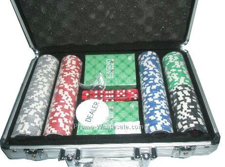 100pcs Poker Chips Set