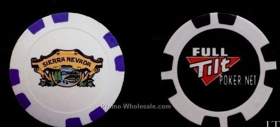 11-1/2 Gram Custom Poker Chip Up To 4 Spot Colors