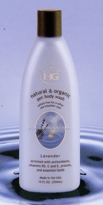 12 Oz. Hg Lavender Natural & Organic Pet Body Wash Two Pack