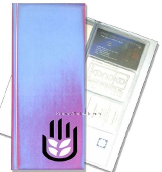128 Card 3d Lenticular Business Card File - Stock / Blue & Purple