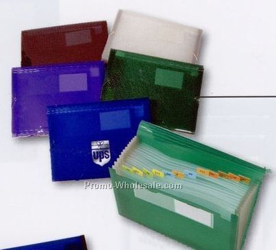 13 Pocket Poly File (Unimprinted)