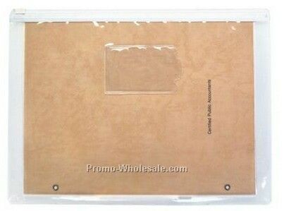 13"x9-3/4" Document / Sheet Protector W/ Slide Zipper