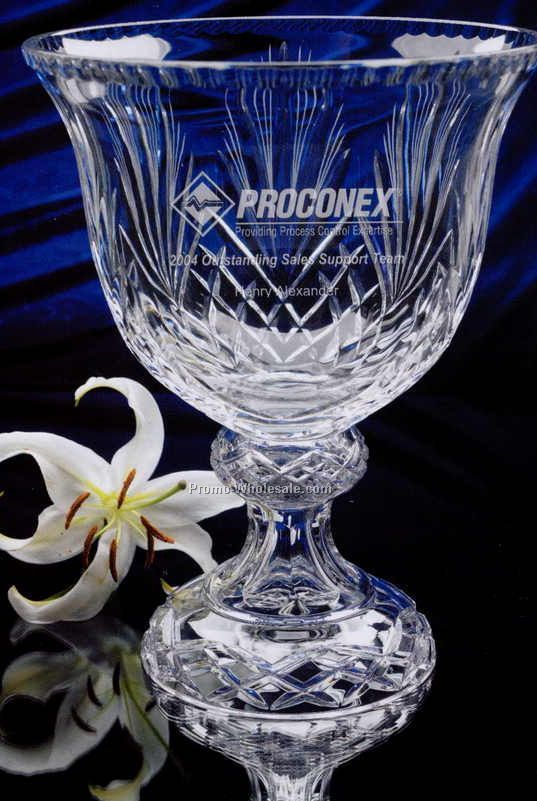 14"x12" Westgate Crystal Grandee Award Bowl