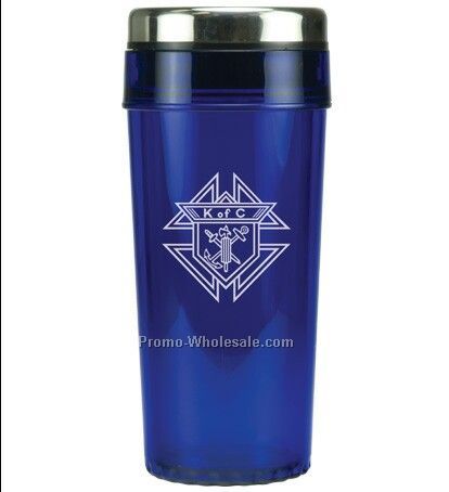 16 Oz. Tumbler Mug With Stainless Steel Slide 'n Sipp Lid