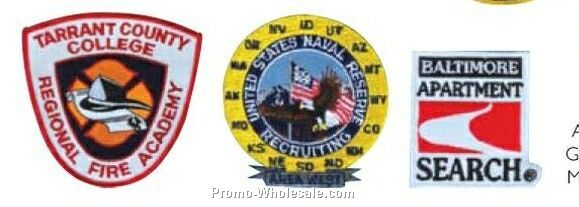 2" Custom Embroidered Emblems