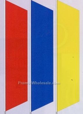 2-1/2'x12' Stock Zephyr Banner Drapes - Black/ White Checker