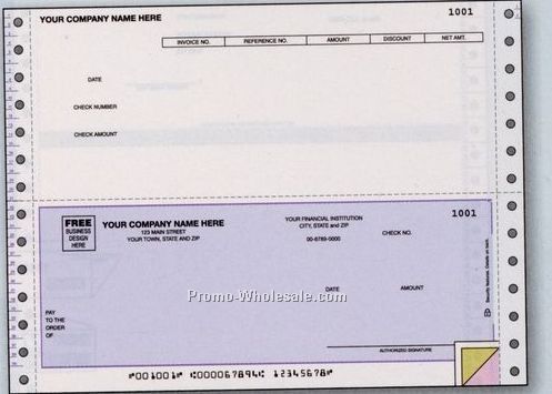 2 Part Accounts Payable Check (Daceasy Compatible)