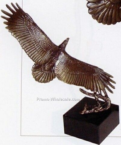 23" Go For It Eagle Statue