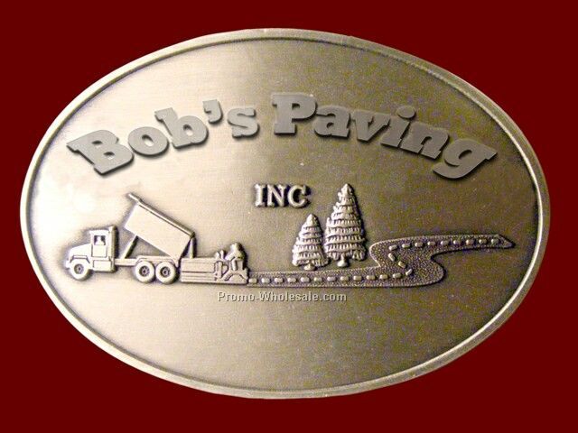 3 1/2" Pewter Belt Buckles