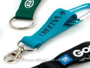 3/4" Keychain Carabiner With Clip & Rush Shipping