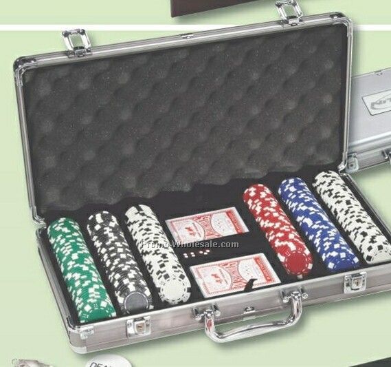 300 Piece Titanium Poker Set