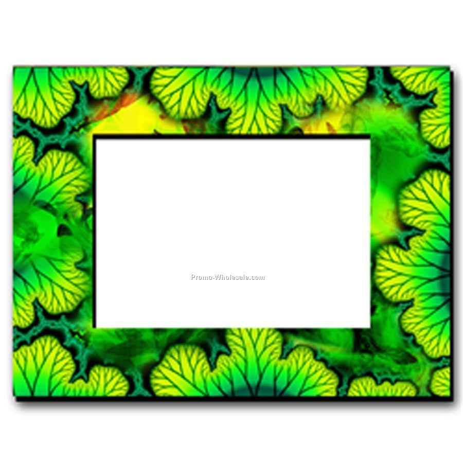 3d Lenticular Acrylic Magnet Picture Frames - Stock / Green Plants
