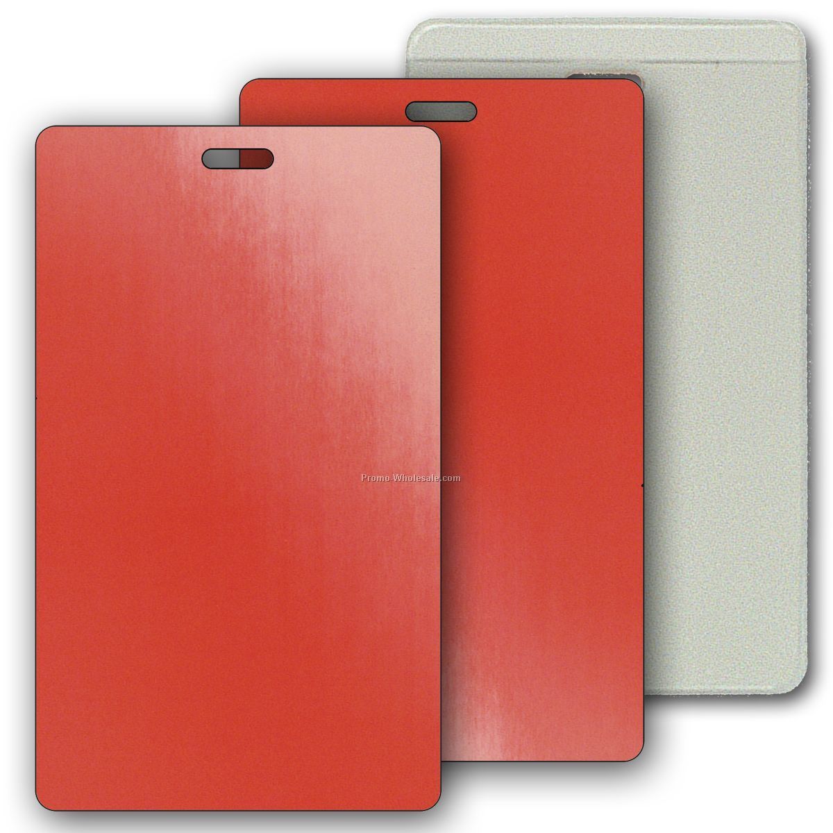 3d Lenticular Luggage Tags - Stock / Red White 2-3/8"x4-1/4"