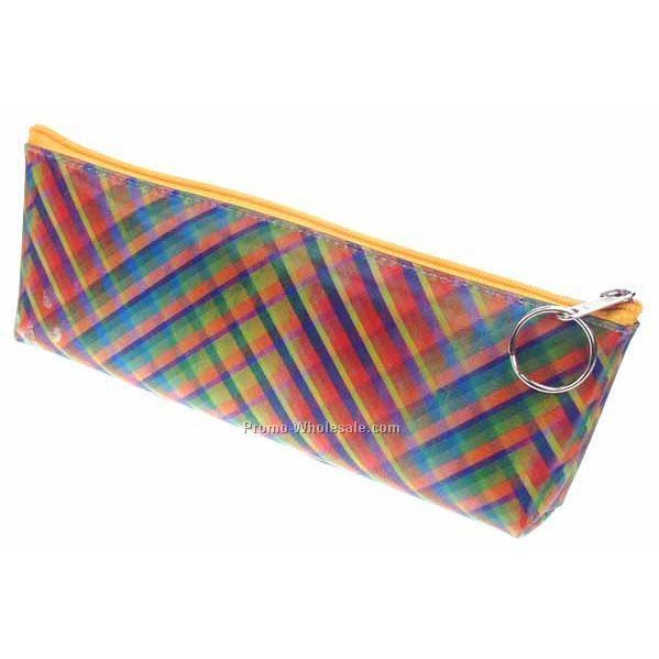 3d Lenticular Pencil Case - Sobre - Stock / Plaid