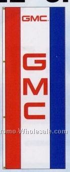 3'x8' Stock Dealer Logo Double Face Drape Flag - Gmc