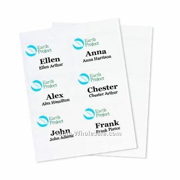 4"x3" Recycled Insert - 3 Color Imprint
