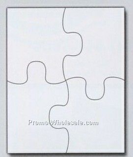 4"x3-1/4" Stock Puzzle Magnet