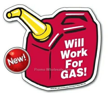 5-1/2"x6-1/2" Gas Can Magnetic Signs