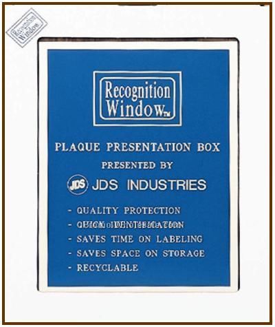 7" X 9" Recognition Window Box