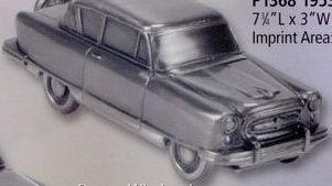 7-3/4"x3"x2-3/4" Antique 1953 Nash Rambler Automobile Bank